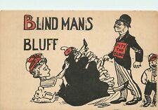 Postcard C-1905 Arts & Crafts Blind Man & Bluff Woman Undivided 23-5662 picture