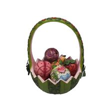 Jim Shore Watermelon Basket With 5 Fruit 
