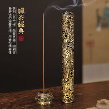 Ancient Style Dragon Pattern Vertical Incense Burner Incense Cone Stick Holder picture