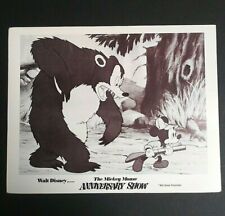 MICKEY MOUSE ANNIVERSARY SHOW Lobby Card 1968 Walt Disney Presents Hunting Bear picture