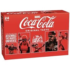 Marvel Coca Cola Soda 24 Pack Soft Drinks Soda Coke 12oz Soda Pack of 24 Cans picture