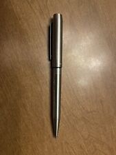 Vintage Parker Pen Silver Black Untested Dac Cel Used picture