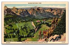 Picture Rock, Overlooking Paradise Valley, Rainier National Park Postcard picture