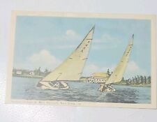 Yarmouth Nova Scotia N.S Canada Postcard Yachting On Lake St. Milo Unposted  picture