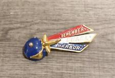 WW II REMEMBER PEARL HARBOR LAMPL RED, WHITE, BLUE & GOLD HOME FRONT PIN MINT picture