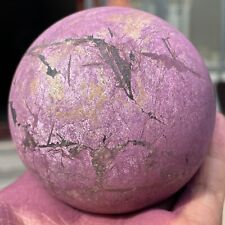 1.61lb Rare Namibia Natural Purpurite Crystal Heterosite Sphere Specimen Healing picture