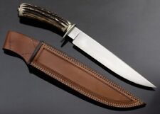 Handmade Bob Loveless Knife, Hunting Knife, Custom Handmade Knife, Stag Horn picture