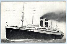 1919 SS Lapland Steamship Passenger Cruise Ship Vacation Liverpool Postcard -  picture