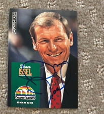 DAN ISSEL 1992 SKYBOX Autographed Signed BASKETBALL Card 261 NUGGETS picture
