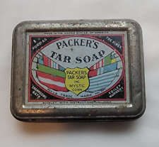 Vintage 1939 Packers Tar Soap Tin 