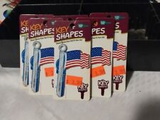 Lot Of 6 Lucky Line FLAG Design Decorative House Key, KW11 B101K & Sc1 picture