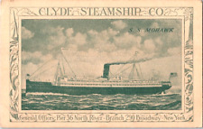 Postcard Clyde Steamship Company SS Mohawk Boat Steam Ship Unposted Divided Back picture