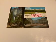 Yosemite National Park, Calif. ~ Multi View Greetings - 1961 Vintage Postcard picture