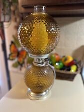 Vintage Amber Double Globe Lamp picture
