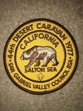 Boy Scout BSA 1977 San Gabriel Valley Council California Desert Caravan Patch picture