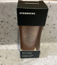 Starbucks Cold cup ornament keychain  Jeweled Light Pink  brand new picture