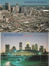 (2) Minnesota Twins Baseball - Vikings Football Metrodome Stadium Postcards #5 picture