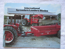 Original 1977 Color Brochure for International Spreaders, Loaders & Blades picture