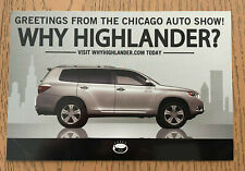 Toyota Highlander Postcard Chicago Auto Show 4