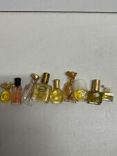 Vintage Perfume Mini bottles mixed lot of 9 Lot #1 picture