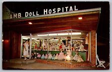 AMB Doll Hospital North Ridgeville Ohio Antique Store Cancel 1960 VNG Postcard picture