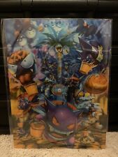 Pokémon Gengar haunter lycanroc joltik halloween lenticular Poster picture