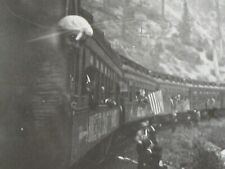 Vtg 1910s Train Locomotive Snapshot Photograph Photo Fresno to Camp Lewis Oregon picture