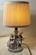 Antique Grafenthal German Lamp Base Porcelain Victorian Couple picture