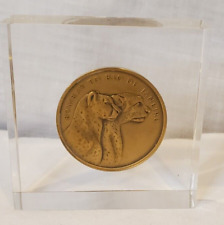 1987 Royal Viking Line World Cruise Coin Paper Weight Bombay to Rio De Janeiro picture
