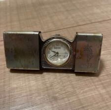 Zippo Windy TIME TANK POCKET CLOCK Vintage 1995 (the clock doesn't work) picture