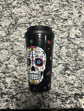 Day of the Dead Sugar Skull Halloween 16 oz Tumbler picture
