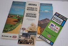 Lot of 10 Vintage Texaco Road Maps Arizona, Kentucky, Georgia, Ohio, Kansas etc picture