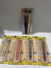 Lot 7 VINTAGE Children’s Toothbrushes Dura Kleen Oral Pure Kids Adult Toothbrush picture