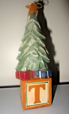 House of Hatten T IS FOR TREE Rawson Whimsical Whittler Christmas Ornament picture