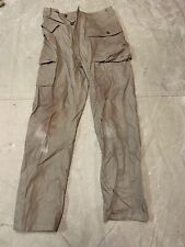 WWII US ARMY DARK SHADE HBT COMBAT FIELD TROUSERS- SMALL 32 WAIST picture