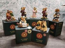 LOT OF 7 BOYDS BEARS FIGURINES ORIGINAL BOX  picture