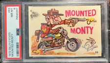 1972 Donruss Silly Cycles #63 Mounted Monty PSA 8 NM-MT Non-sport Card picture