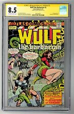 Wulf the Barbarian #2 CGC SS 8.5 (Apr 1975, Atlas-Seaboard) Signed by Larry Hama picture