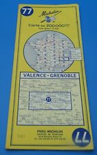 Antique Card Road Michelin 1964 France Valencia Grenoble N 77 picture