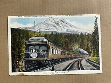 Postcard Shasta Limited Train in Mountains of Oregon Vintage Railroad PC picture