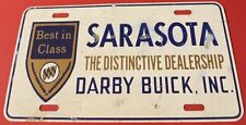 Darby Buick Dealership Booster License Plate Sarasota Florida Bet In Class picture