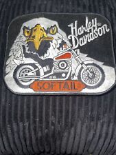 Vintage 1980’s Harley Davidson 1980's Patch- Eagle Softail Big Backpatch Biker picture