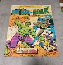 1981 Batman VS Incredible Hulk  DC/Marvel Giant-sized Treasury Edition RARE picture