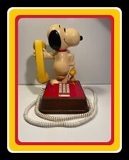 The Snoopy and Woodstock Vintage Rare 1976 Phone Push Button MadeinUSA NotTested picture