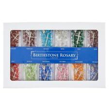 Birthstone Rosary Display Catholic Rosery Gifts for Women Girl Men Boy - 12Pcs picture