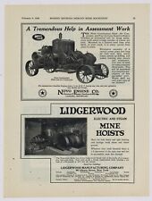 1926 NOVO Engine Co. Ad: Combination Hoist, Air Compressor & Gas Engine. Lansing picture
