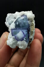 Beautiful blue and white porcelain Fluorite Crystal Mineral Specimen Yaogangxian picture