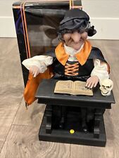 VTG 90s 1995 GEMMY Halloween Prop Animated Halloween Figure With Sound Spell picture