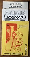 Vintage 1975-1978 Lot Of 3 Fantasy Crossroads Magazine Issues 6 12 14 Fanzine picture
