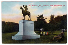 Philadelphia PA 1907 Postcard Fairmount Park Medicine Man Native American Indian picture
